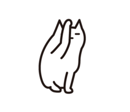 Silent cat sticker #6907572