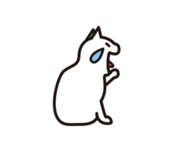 Silent cat sticker #6907577