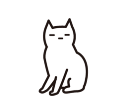 Silent cat sticker #6907579