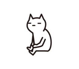 Silent cat sticker #6907580