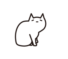 Silent cat sticker #6907582