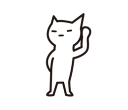 Silent cat sticker #6907583