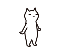 Silent cat sticker #6907585