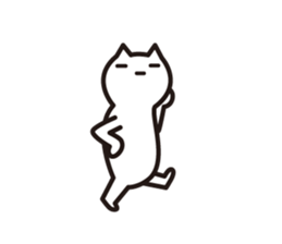 Silent cat sticker #6907586