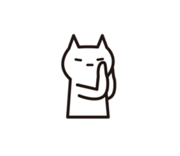 Silent cat sticker #6907587