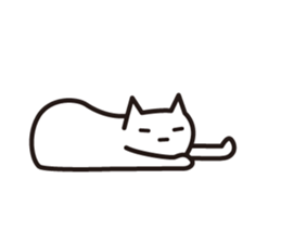 Silent cat sticker #6907588