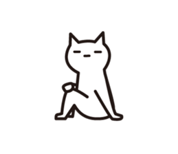 Silent cat sticker #6907589