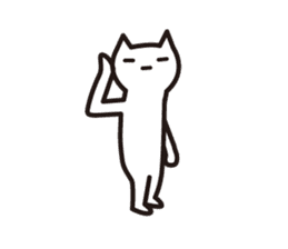 Silent cat sticker #6907590