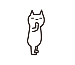 Silent cat sticker #6907591