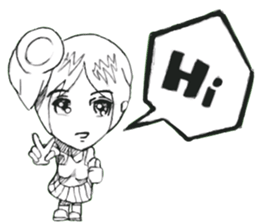 Cartoon Boy anime drawing V.2 sticker #6908112