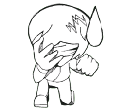 Cartoon Boy anime drawing V.2 sticker #6908117