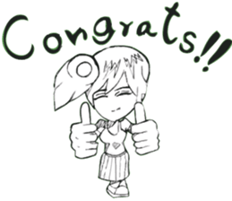 Cartoon Boy anime drawing V.2 sticker #6908118