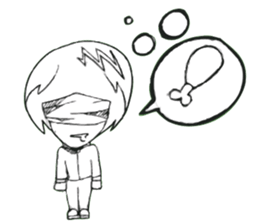 Cartoon Boy anime drawing V.2 sticker #6908119