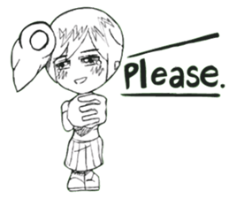 Cartoon Boy anime drawing V.2 sticker #6908120