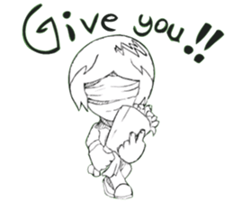 Cartoon Boy anime drawing V.2 sticker #6908121