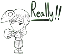 Cartoon Boy anime drawing V.2 sticker #6908122