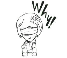 Cartoon Boy anime drawing V.2 sticker #6908125