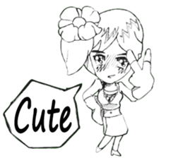 Cartoon Boy anime drawing V.2 sticker #6908130