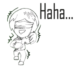 Cartoon Boy anime drawing V.2 sticker #6908147