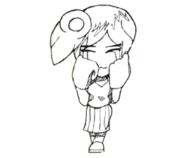 Cartoon Boy anime drawing V.2 sticker #6908148