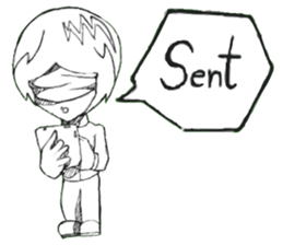 Cartoon Boy anime drawing V.2 sticker #6908149