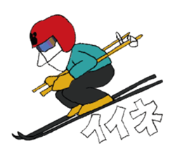 Store manager Robot of a sport lover2 sticker #6908473