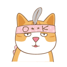 American Shorthair & Red-tabby White Cat sticker #6909320