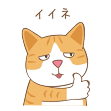 American Shorthair & Red-tabby White Cat sticker #6909324