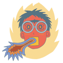 Nerdy Glasses sticker #6910049