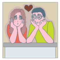 Nerdy Glasses sticker #6910056