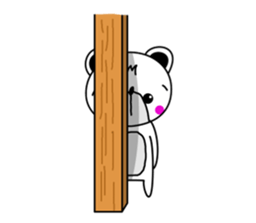 Sticker of bear! sticker #6910152