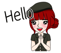 cute army,air force,police and navy (EN) sticker #6910352