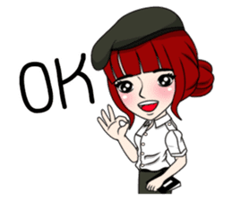 cute army,air force,police and navy (EN) sticker #6910353