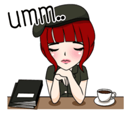 cute army,air force,police and navy (EN) sticker #6910354