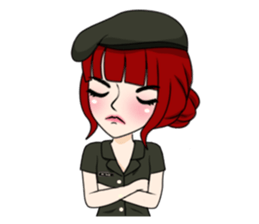 cute army,air force,police and navy (EN) sticker #6910361