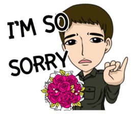 cute army,air force,police and navy (EN) sticker #6910365