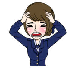 cute army,air force,police and navy (EN) sticker #6910370