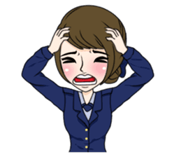 cute army,air force,police and navy (EN) sticker #6910370