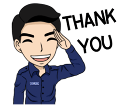 cute army,air force,police and navy (EN) sticker #6910371