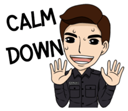 cute army,air force,police and navy (EN) sticker #6910380