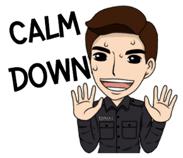 cute army,air force,police and navy (EN) sticker #6910380