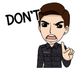 cute army,air force,police and navy (EN) sticker #6910382