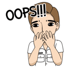 cute army,air force,police and navy (EN) sticker #6910384