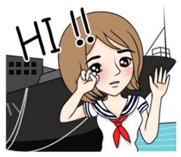 cute army,air force,police and navy (EN) sticker #6910387