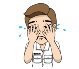 cute army,air force,police and navy (EN) sticker #6910388