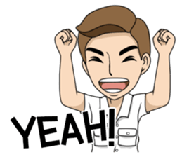 cute army,air force,police and navy (EN) sticker #6910390