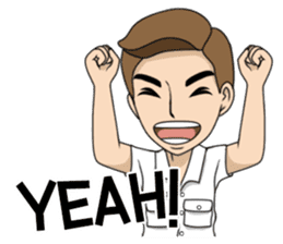 cute army,air force,police and navy (EN) sticker #6910390