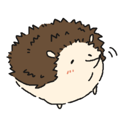 Stamp of a porcupine