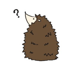 Stamp of a porcupine sticker #6910713