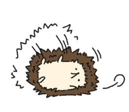 Stamp of a porcupine sticker #6910719